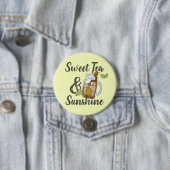 Sweet Tea en Sunshine Ronde Button 7,6 Cm (In situ)