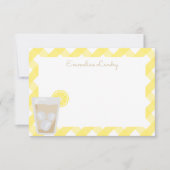 Sweet Tea & Gingham Persoonlijke notitiekaarten (Voorkant)