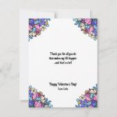 Sweet Tea Illustrated Valentijnsdag Kaart (Achterkant)