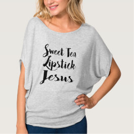 Sweet Tea Lipstick Jesus T-Shirt