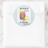 Sweet Tea Ronde Sticker (Tas)