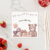 Sweet Teddy Bear Baby Shower Napkin Servet (Insitu)