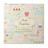 Sweet Temptations Bakery Boutique - Aanpassen Tegeltje (Voorkant)