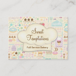 Sweet Temptations Bakery Boutique Visitekaartje