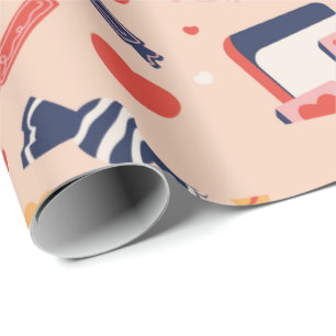 Sweet Text Love Wrapping Paper Cadeaupapier