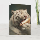 Sweet Tiger Delight – Greeting Card Kaart (Achterkant)