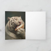 Sweet Tiger Delight – Greeting Card Kaart (Binnen)