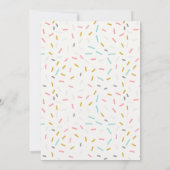Sweet Time Snoep Kute Pastel Kids Birthday Kaart (Achterkant)