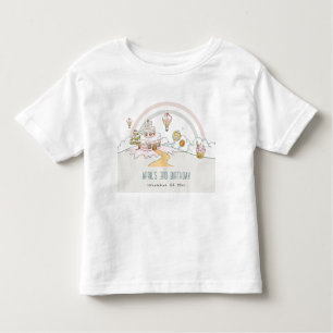 Sweet Time Snoep Kute Pastel Kids Birthday Kinder Shirts