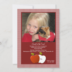 Sweet to the core foto uitnodiging