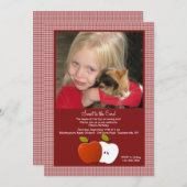 Sweet To The Core Photo Invitation (Devant / Derrière)