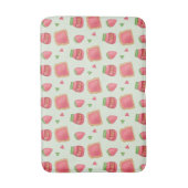 Sweet Toast and Strawberry Jam Pattern Badmat (Voorkant Verticaal)