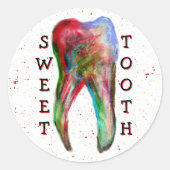 Sweet Tooth Dental Sticker (Voorkant)