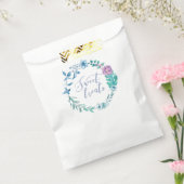 Sweet Traitements violet floral mariage Favor Sacs (Scellé)