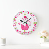 Sweet Treat Cupcake Wall Clock Grote Klok (Huis)