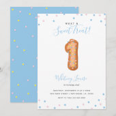 Sweet Treat First Birthday Kaart (Voorkant / Achterkant)