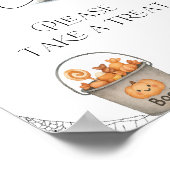 Sweet Treat Little Boo Baby shower Halloween Poster (Hoek)