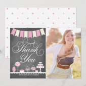 Sweet Treates Bedankt met foto (Voorkant / Achterkant)