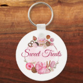 Sweet Treats Bakkerij Sleutelhanger (Voorkant)
