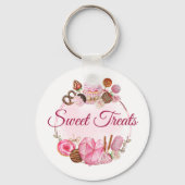 Sweet Treats Bakkerij Sleutelhanger (Achterkant)