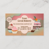 Sweet Treats Cupcake Bakkerij Visitekaartje (Voorkant)