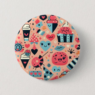 Sweet Treats Fiesta Ronde Button 5,7 Cm
