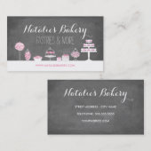 Sweet Trees Chalkboard Bakery Visitekaartje (Voorkant / Achterkant)
