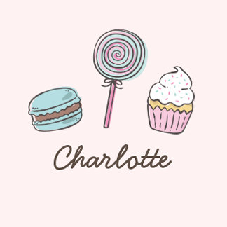 Sweet Treins Ronde Sticker