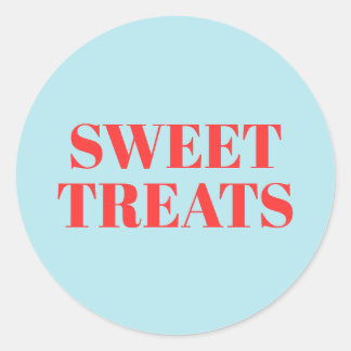 Sweet Treins Ronde Sticker
