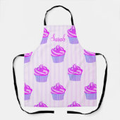 Sweet Trendy Pink Cup-Cakes Schort (Voorkant)