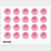 Sweet Tres - Cupcakes! Ronde Sticker (Vel)