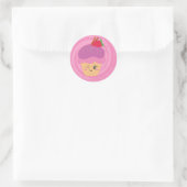 Sweet Tres - Cupcakes! Ronde Sticker (Tas)
