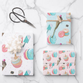 Sweet Trets & Cookies Gift Wrap Inpakpapier Vel