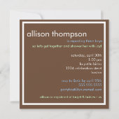 Sweet Triplets Boys Mobile Baby shower Invitation (Dos)