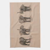 Sweet Trumpeting Elephants Quartet Theedoek (Verticaal)