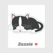 Sweet Tuxedo Kitten Sticker (Vel)