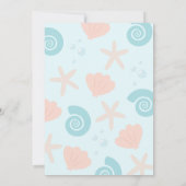 Sweet Under the Sea Anniversaire Invitation (Dos)