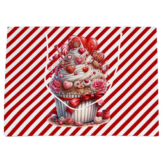 Sweet Valentijn Gift Bag Groot Cadeauzakje (Voorkant)