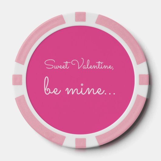 Sweet Valentijn Poker Chips (Voorkant)