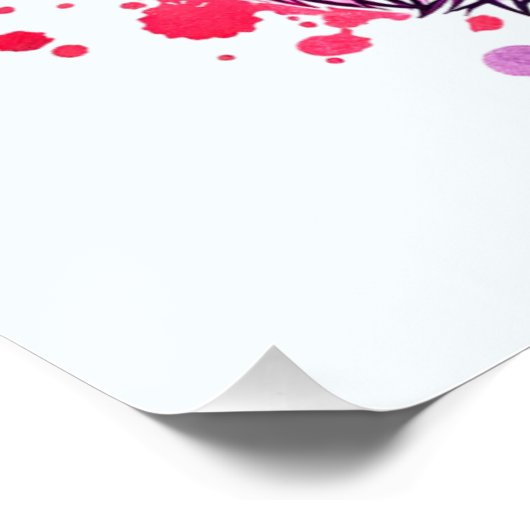 Sweet Valentijn Sloth Perfect Poster (Hoek)