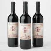 Sweet Valentine’s Day Nutcracker Love Wine Labels Wijn Etiket (Flessen)