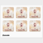 Sweet Valentine's Day Nutcracker Romantic Sticker (Feuille)