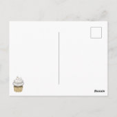 Sweet Verloving Cupcake Briefkaart (Achterkant)