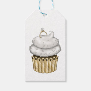 Sweet Verloving Cupcake Cadeaulabel
