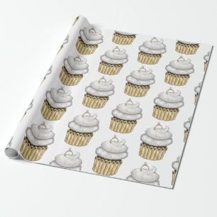Sweet Verloving Cupcake Cadeaupapier