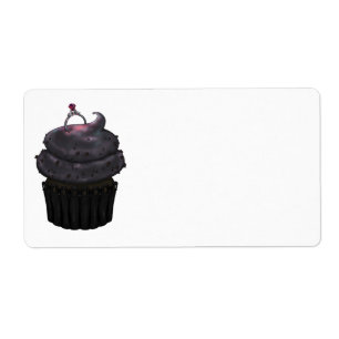 Sweet Verloving Cupcake Etiket