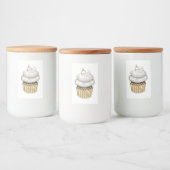 Sweet Verloving Cupcake Voedselcontainer Etiket (Flessen)