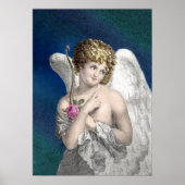 Sweet  Victoriaans Cupid Romantic Poster (Voorkant)