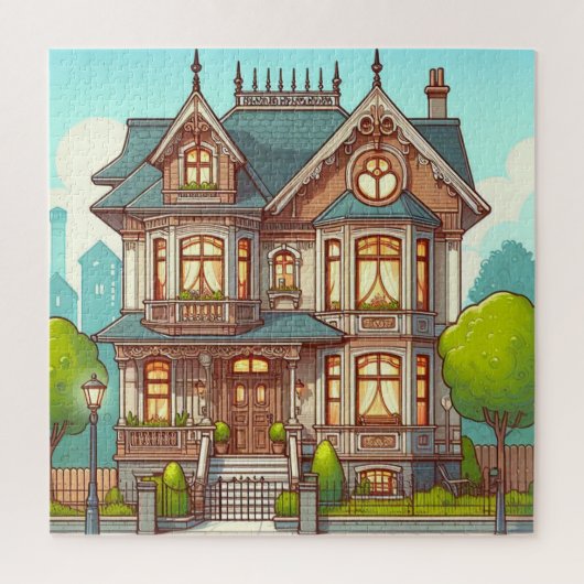 Sweet Victoriaans House Puzzel (Verticaal)