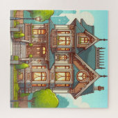 Sweet Victorian House Puzzle (Horizontal)